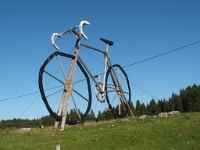 DSCF5422  Le plus grand vélo du monde à Lajoux